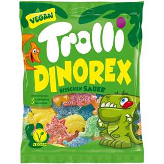 德國trolli 酸酸恐龍水果軟糖150g