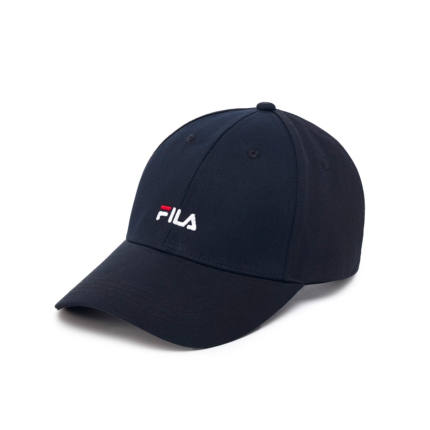 FILA 經典款六片帽棒球帽 黑色 運動 遮陽 穿搭 帽子 HTX5000BK Sneakers542