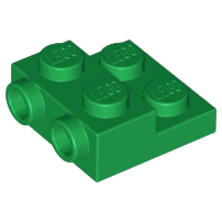 LEGO 樂高 零件 99206 綠色 變形平板磚 2x2x2/3 6192823 6388820