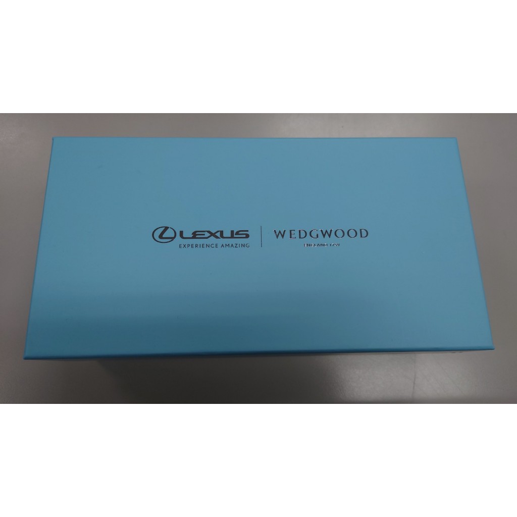 【保存良好品牌紙盒】 Lexus Wedgwood 合作 藍色 藍綠色 湖水綠 紙盒