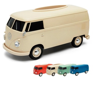 現貨 官方授權 Volkswagen T1 復古單色巴士造型面紙盒 福斯 VW 麵包車模型 汽車衛生紙盒 桌上收納 裝飾
