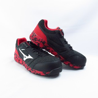 Mizuno F1GA233992 LS II BOA 防護鞋 工作鞋 安全鞋 BOA旋鈕 黑紅