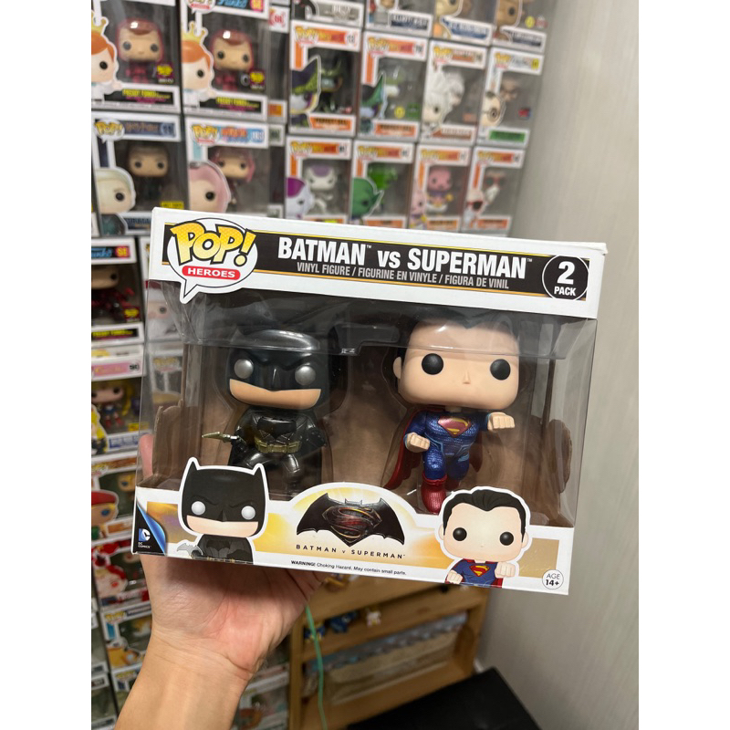 正品【全新】FUNKO POP DC 蝙蝠俠 BATMAN 超人 SUPERMAN  2PK【平台最低價】