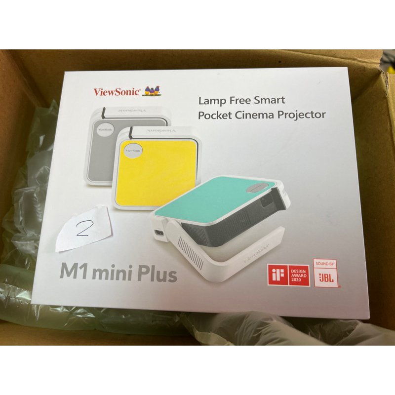 ViewSonic M1 mini Plus無線智慧LED口袋投影機