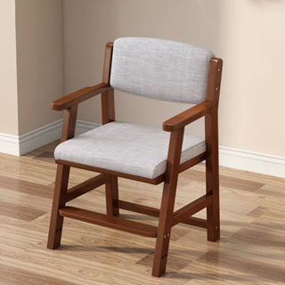 【橙色生活】實木升降椅 三檔可調節 S314(椅子 書桌椅 餐椅 木頭椅子 實木椅 化妝椅)