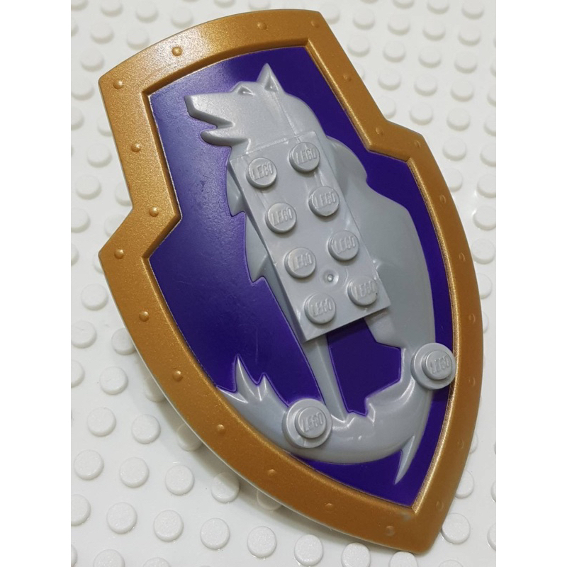 樂高 50654 8791 珍珠 金色 紫色 狼 狐 盾 盾牌 生化 戰士 配件 絕版