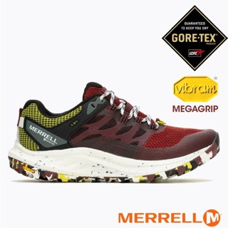 【MERRELL】送》女 款防水輕量越野健行鞋 ANTORA 3 GORE-TEX 透氣登山鞋_深紅色_ML067814