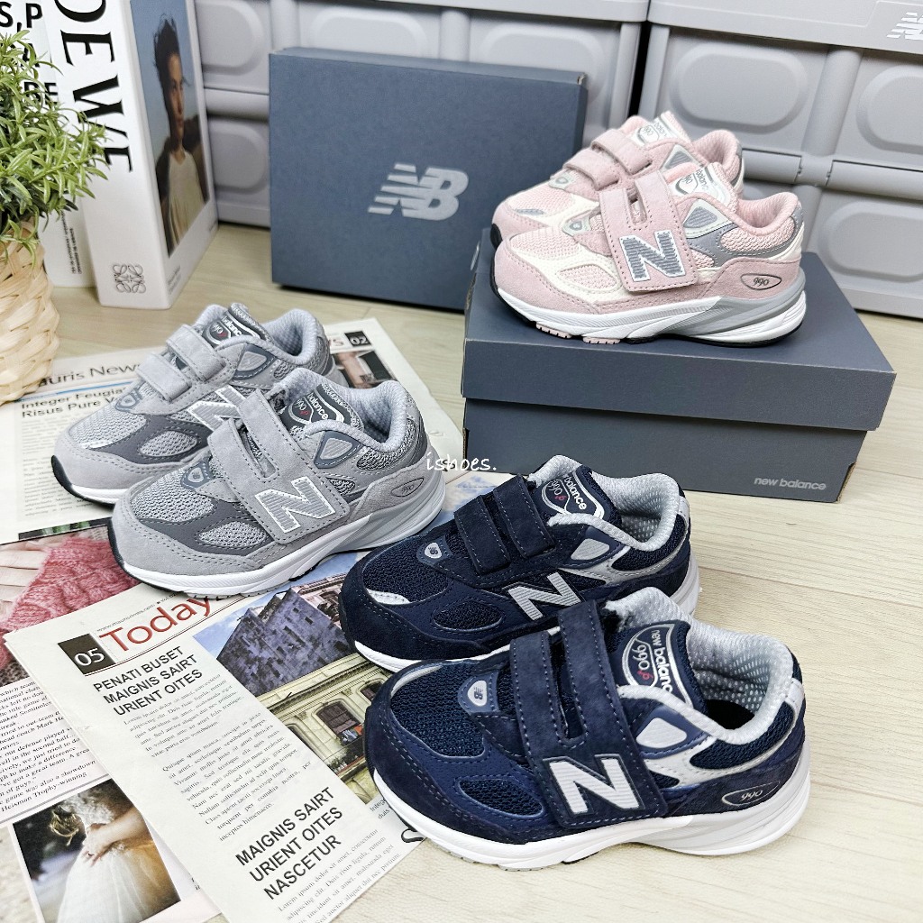 iShoes正品 New Balance 990 小童 V6 運動鞋 童鞋 IV990GL6 IV990PK6 W