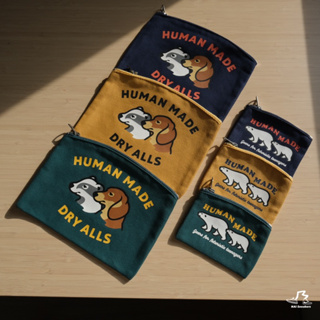 【奶大大球鞋代購社團】Human Made 日本 帆布 零錢包 收納袋 北極熊 狗 果子狸 咬標 Nigo 卡包 小包
