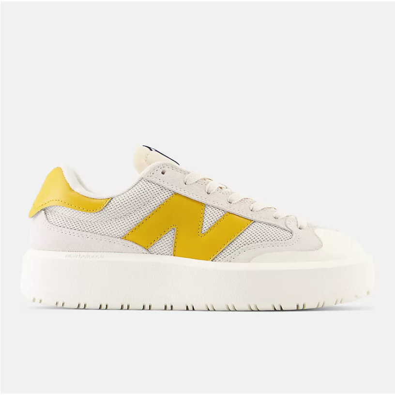 New Balance CT302 女款厚底板鞋 月亮灰／炫金  CT302RY