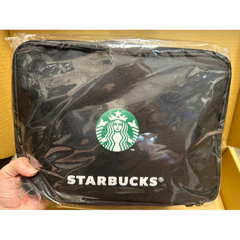 Starbucks星巴克隨身毛毯組/墨綠色-全新