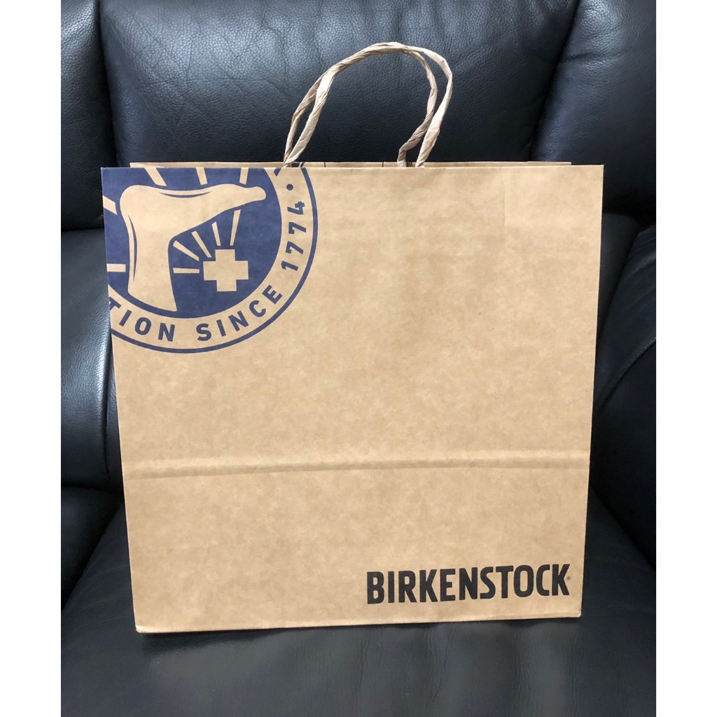 BIRKENSTOCK 勃肯鞋紙袋/禮物袋/收納袋/環保袋/手提袋/包裝袋/購物袋