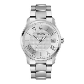 【BULOVA 寶路華】經典羅馬數字腕錶 96B391 41mm 現代鐘錶