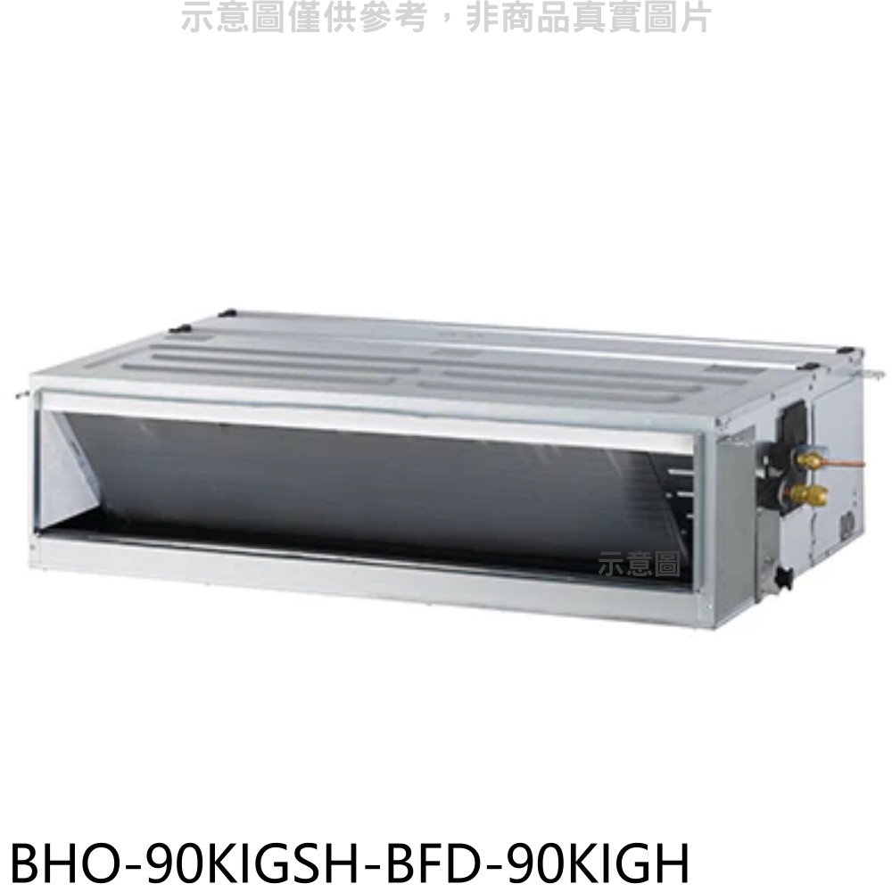 華菱【BHO-90KIGSH-BFD-90KIGH】變頻冷暖正壓式吊隱式分離式冷氣(含標準安裝) 歡迎議價