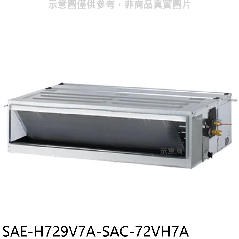 SANLUX台灣三洋【SAE-H729V7A-SAC-72VH7A】變頻冷暖吊隱式分離式冷氣(含標準安裝) 歡迎議價