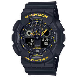 商城出貨🚚免運優惠✨ CASIO GSHOCK 潮流黑黃配色 GA-100CY-1A