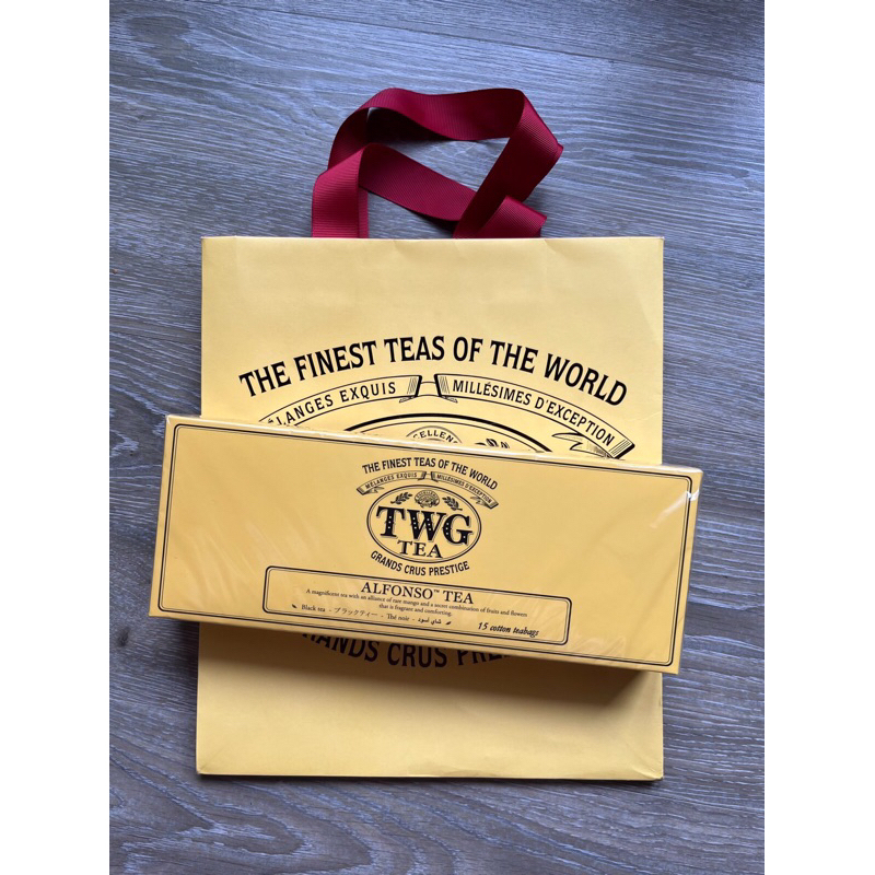 TWG手工純綿茶包*艾方索黑茶*15袋/盒（Alfonso Tea,黑茶）