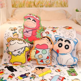 【Joybuy】日系可愛卡通蠟筆小新抱枕毯二合一辦公午休毯汽車沙發抱枕毯毛毯