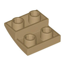 姜叔叔零件 LEGO 樂高 零件 Dark Tan 32803