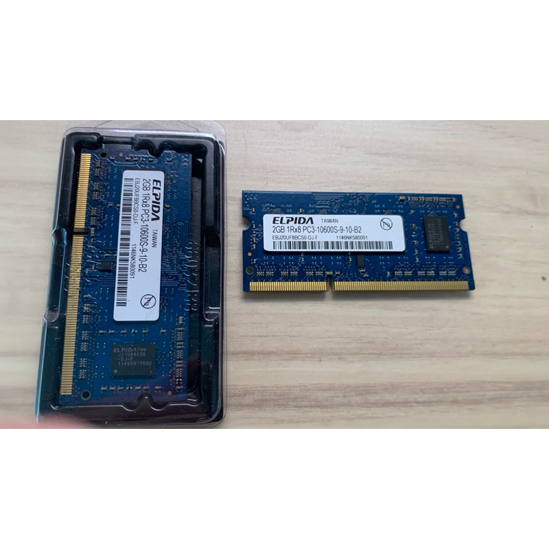 ELPIDA 爾必達 記憶體 2GB 2Rx8 PC3-10600S DDR3 iMac