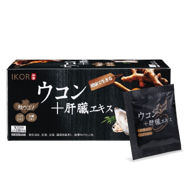 【草】IKOR 日本醫珂 和漢系列 和漢甘爽薑黃肝精錠狀食品 30袋/盒 牡蠣、黑蜆