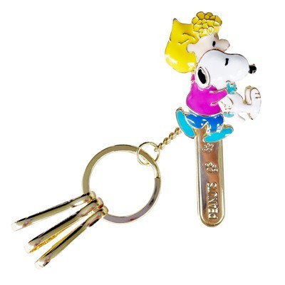 OKAIMONO SNOOPY 玩偶、公仔系列 - 史奴比 莎莉抱著史努比 包包鑰匙扣