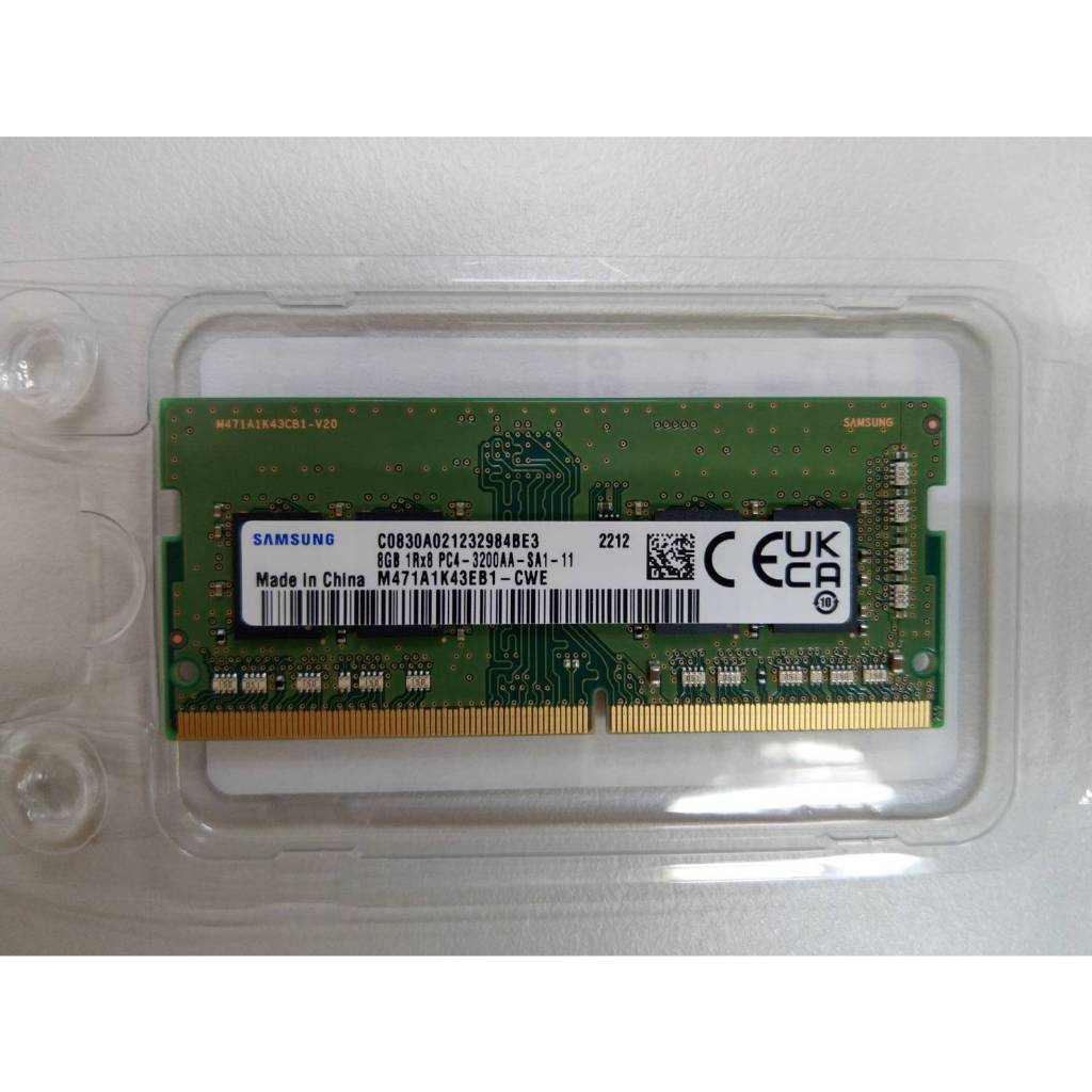 Samsung 8G DDR4 3200 NB RAM (M471A1K43EB1-CWE) Laptop筆電記憶體01