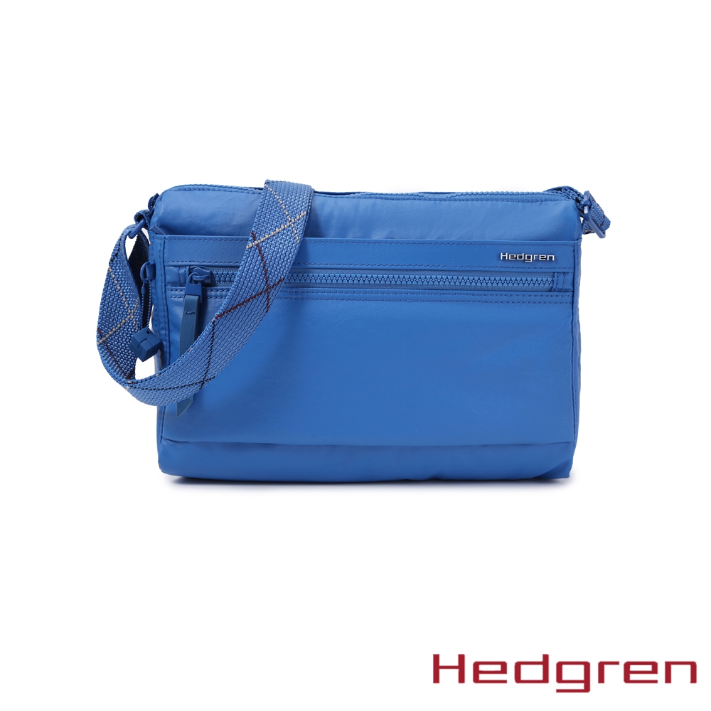 Hedgren INNER CITY系列 M Size 側背包 摺紋藍