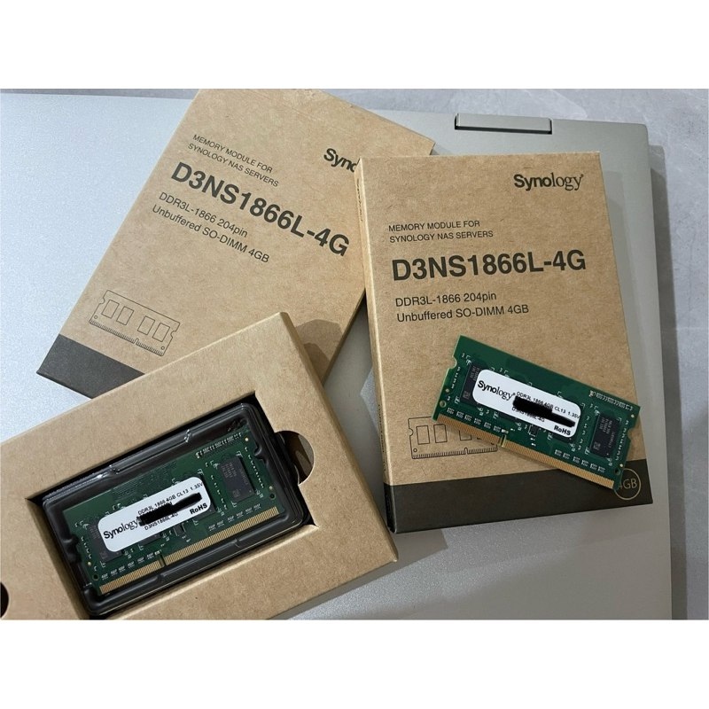 Synology DDR3 1866 4G記憶體 D3NS1866L-4G