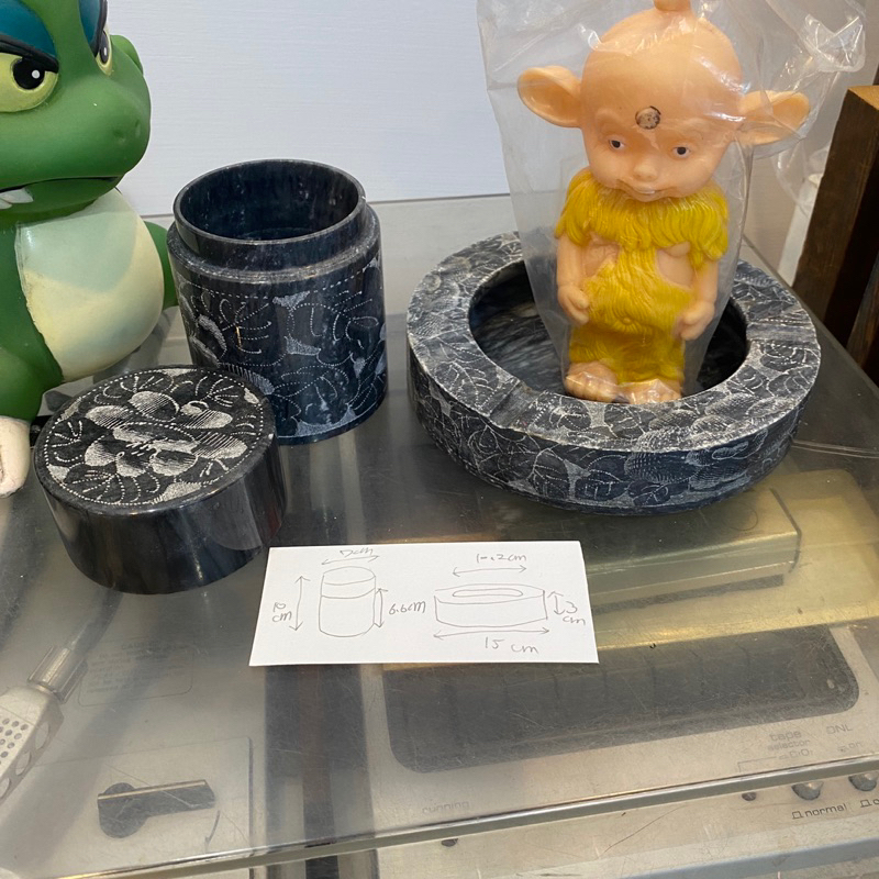 大理石/煙灰缸/菸桶/菸灰缸/眷村文物/懷舊/非大同寶寶/古道具/老東西/博物館/台灣早期/聖誕禮物/交換禮物/生日禮物