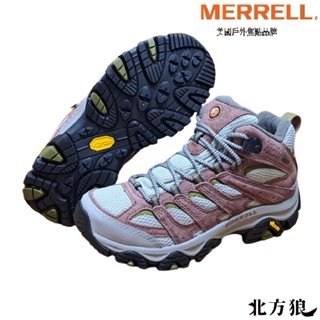 MERRELL 女 MOAB 3 MID 中筒登山鞋GTX 黃金大底 [北方狼]J037496