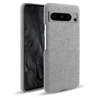 Google Pixel 8 Pro Pixel8 5G 皮革保護殼 尼龍布紋素色背蓋日式簡約手機殼保護套手機套
