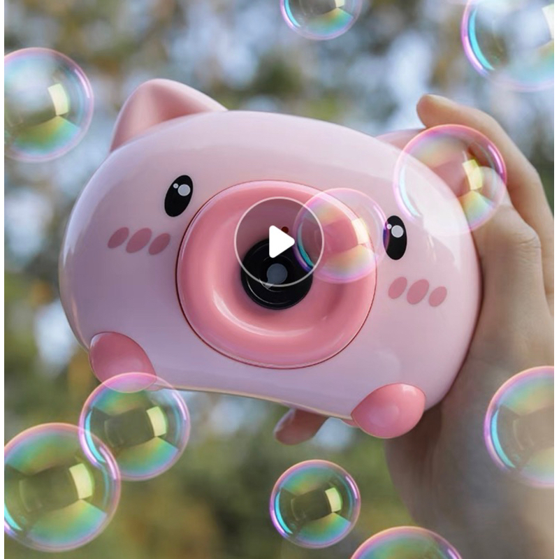 小豬造型泡泡相機泡泡機
