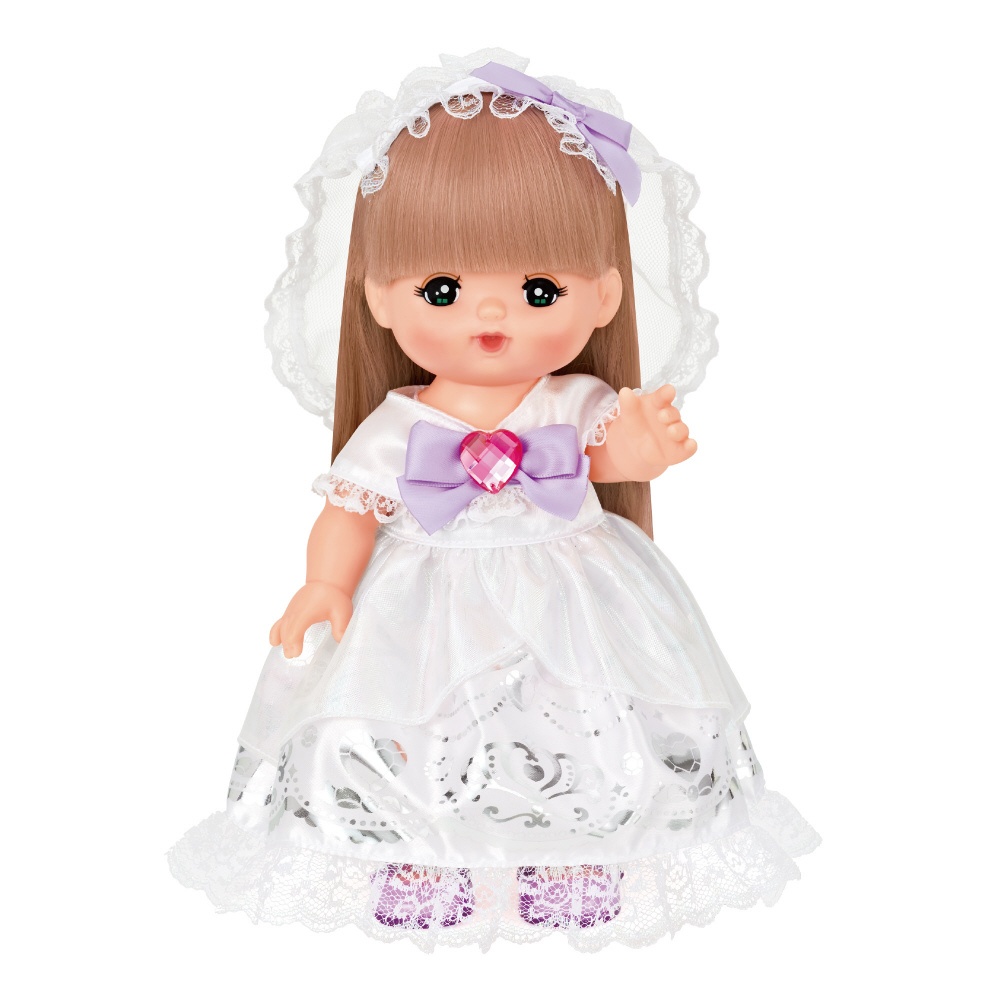 小美樂娃娃 - 白色長禮服