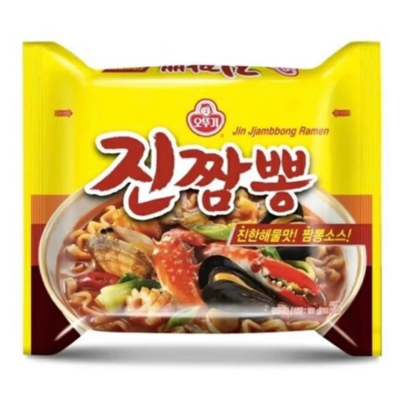 （韓國 現貨 ）韓國不倒翁 金螃蟹海鮮風味拉麵 炒碼麵 超級好吃的啦 單包賣