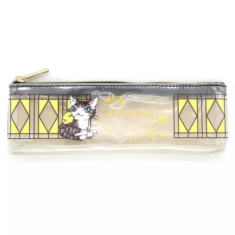 《瘋日雜》A155 日本 達洋貓 WachiField 貓咪 文具袋 化妝包 筆袋 收納袋 收納包 牙刷包 刷具包