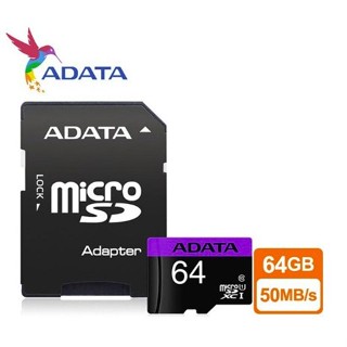 全新 威剛 ADATA micro SDXC Premier UHS-I V10 64GB 記憶卡 3C