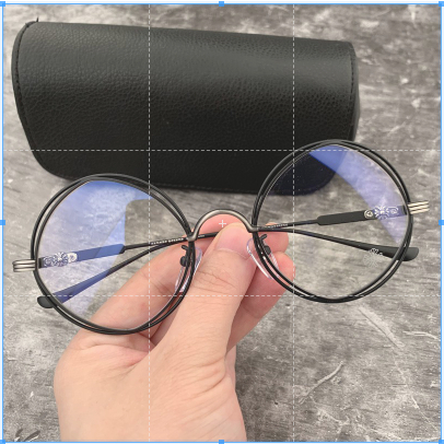 寶劍克羅心眼鏡SEMENSTRESS雙層框邊個性眼鏡復古梨形近視眼鏡框