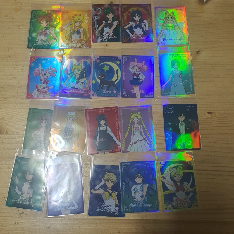 「森」美少女戰士 韓國 餅乾 Eternal 劇場版 閃卡 貼紙 卡片 卡 收藏卡 全套20張