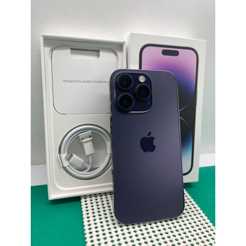 Apple IPhone 14 Pro Max 256G 紫色 二手 9.9無傷 新北台北面交