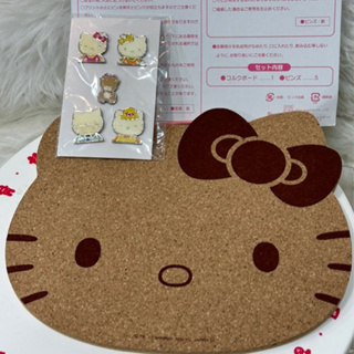 日本帶回來的Hello Kitty軟木塞留言板送五個別針釘家族再加送