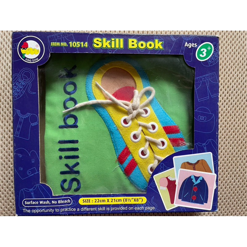 小凱撒Kelvin 蒙特梭利早教布書-生活技能布書 感統.小肌肉生活自理訓練遊戲.可愛啟蒙遊戲布書