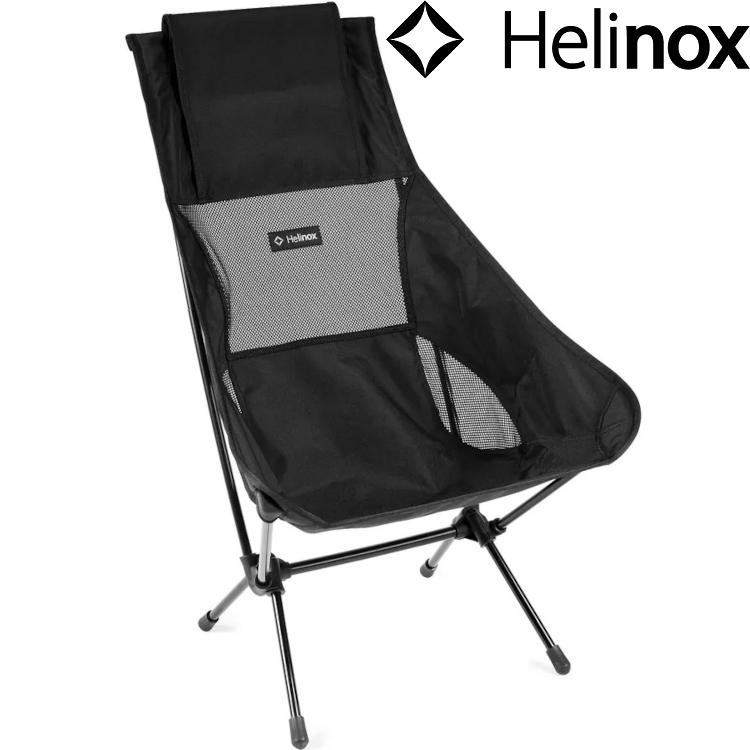 Helinox Chair Two 高背戶外椅/輕量摺疊椅/DAC露營椅 12886R1  All Black 全黑