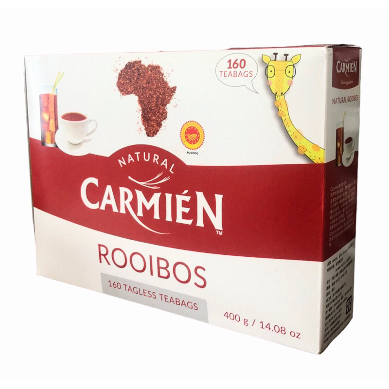 Carmien 南非 博士茶 國寶茶 400g/盒（分購2包/半盒4包/一盒8包160入）天然 無咖啡因 好市多