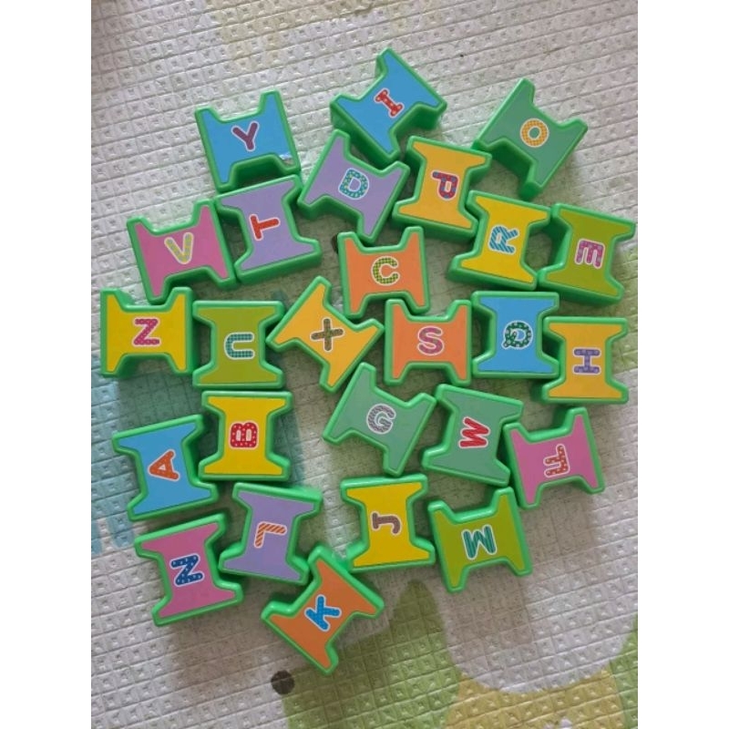 巧連智 巧虎英文 積木塊 字母認知 積木遊戲