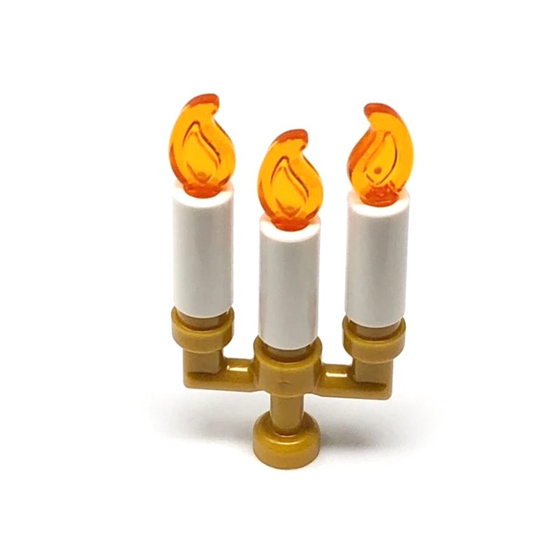 LEGO 樂高 蠟燭 + 燭台 + 3個火焰 73117 37775 37762 全新商品