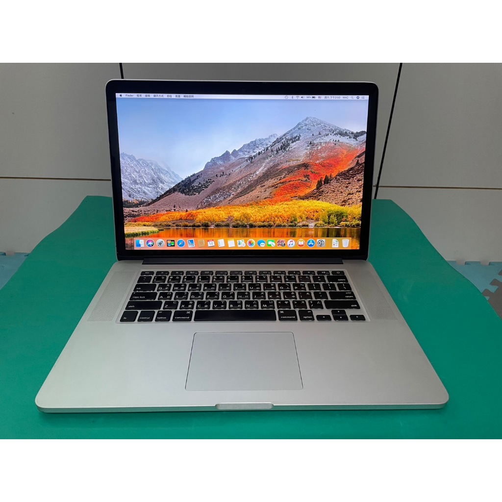 Macbook Pro 15吋二手良品筆電 i7 2.0 G/8G/120G/Big Sur/2013/A1398