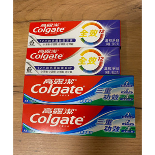 高露潔全效溫合淨白牙膏80g/三重功效牙膏110g