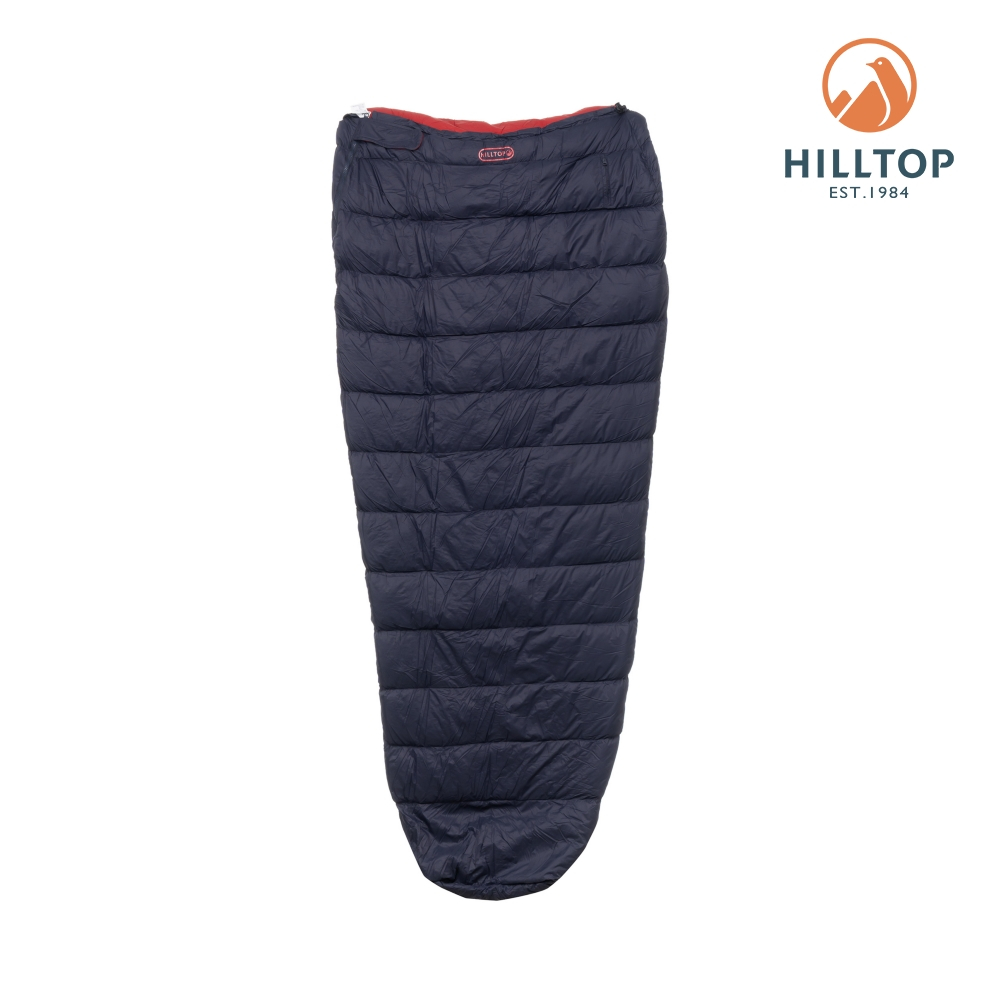 【Hilltop 山頂鳥】防潑水超輕量暖感羽絨睡袋(大) 灰｜PF16XX59ECK0