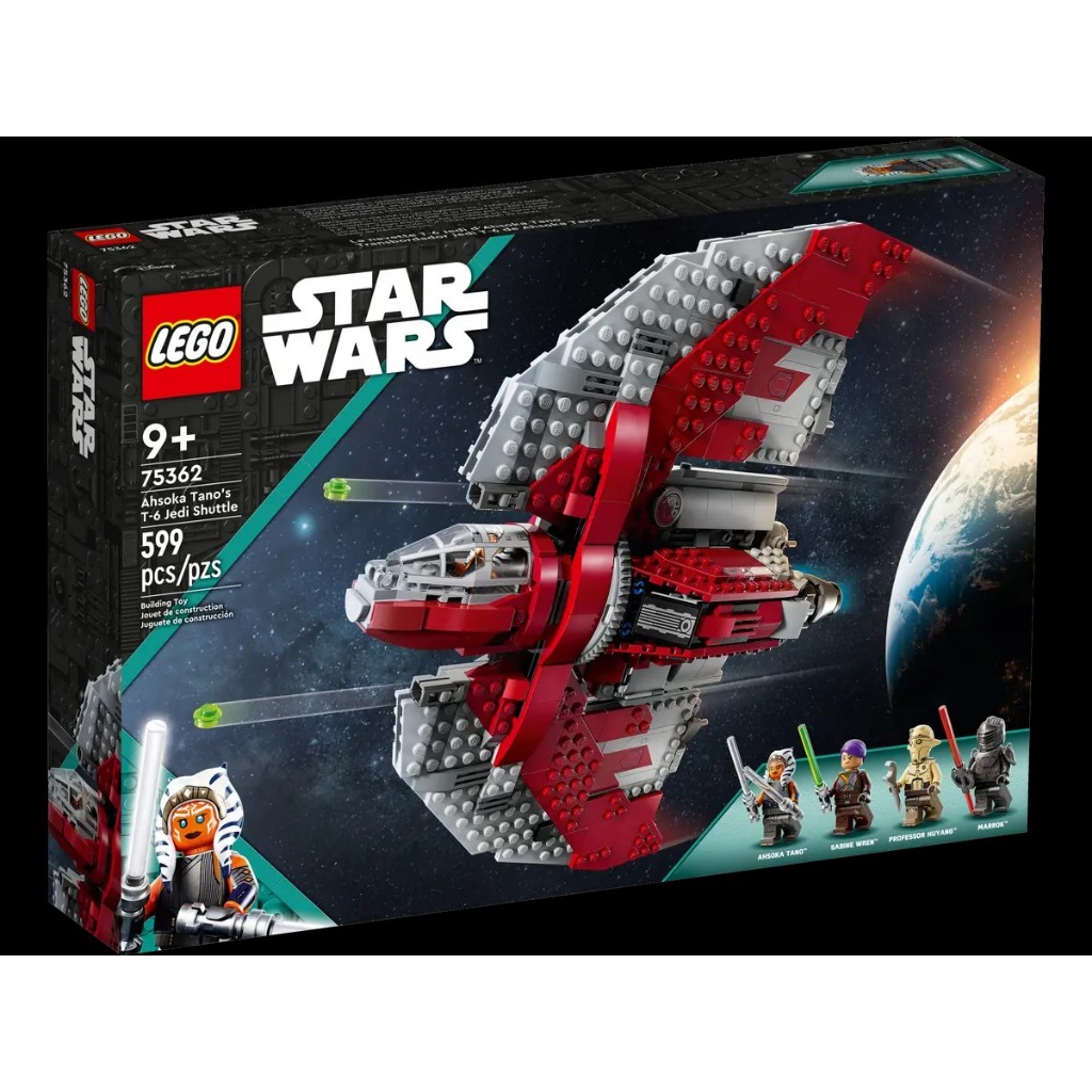 【好美玩具店】LEGO 星際大戰系列 75362 亞蘇卡譚諾的 T-6 絕地穿梭機